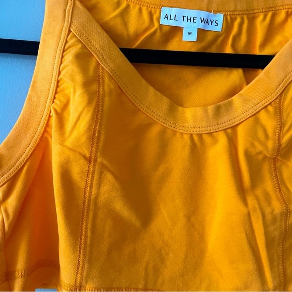 Revolve x ALL THE WAYS Orange Odell Crop Top—Size M NWT - Picture 8 of 9